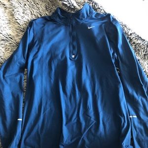 Nike running half zip up. Warm but breathable.